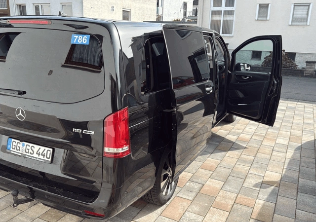 mercedes benz v klasse von hinten